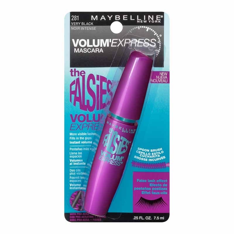 imagen 3 No es rímel, es The Falsies Volum’ Express en un tubo! La varita única ayuda a levantar y separar, brindando la apariencia de más pestañas. La máscara lavable Falsies de Volum crea pestañas más visibles para una apariencia glamurosa. BENEFICIOS 1. Fórmula con Pro - Keratina que rellena entre las pestañas y otorga 8 veces más volumen. 2. Fórmula sin grumos que ofrece pestañas más grandes, más gruesas y más llenas para un volumen espectacular 3. Cepillo tipo cuchara que envuelve cada pestaña multiplicándola. 4. Probada por oftalmólogos. 5. Adecuada para quienes usan lentes de contacto. 6. Quitas fácilmente la máscara con removedor de maquillaje de ojos sin aceite.