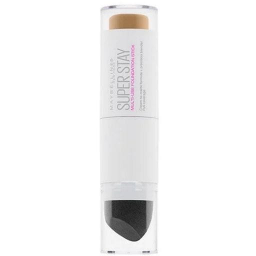supe detalles del producto Superstay Stick tono natural beige, te aporta un acabado super mate sin imperfecciones y sin brillos durante todo el día. Su cobertura total resiste cientos de roces sin efecto máscara. Recomendado para pieles grasas. Base de maquillaje con fórmula cremosa que se transforma en polvo al contacto con la piel para un acabado super matificante.